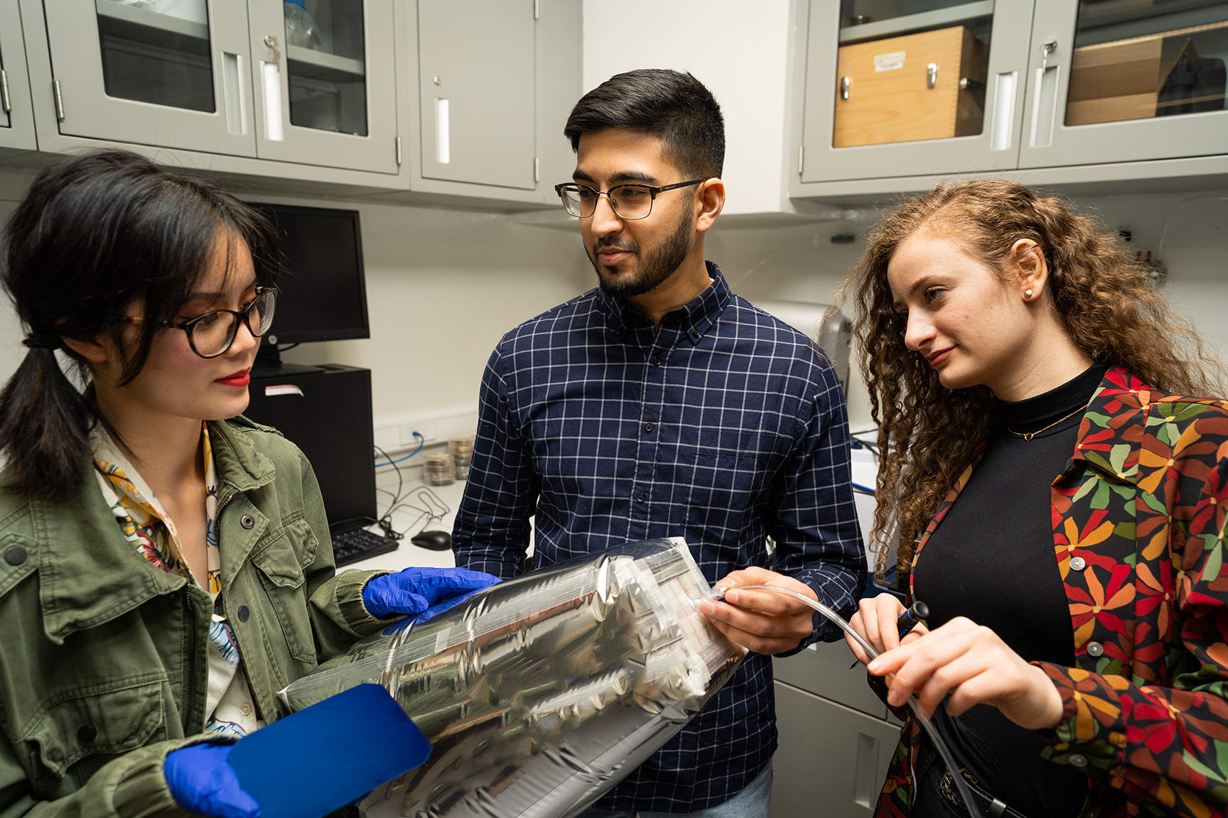 students building a product for research